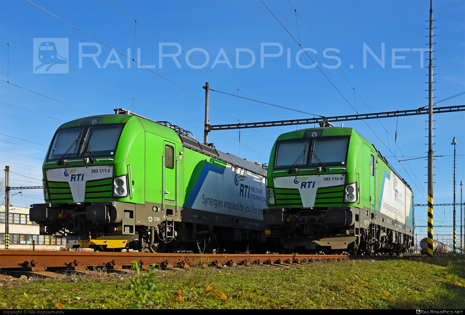 Siemens Vectron MS - 383 111-2 operated by Railtrans International, s.r.o #RailtransInternational #rti #siemens #siemensVectron #siemensVectronMS #vectron #vectronMS
