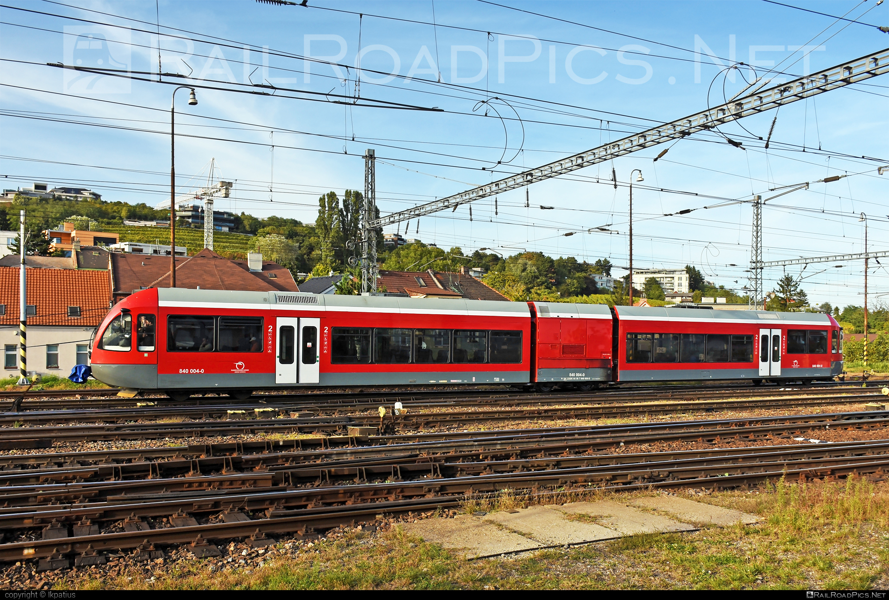 GTW Vysoké Tatry Class 840 - 840 004-0 operated by Železničná Spoločnost' Slovensko, a.s. #ZeleznicnaSpolocnostSlovensko #delfin #gtw26 #gtwvysoketatry #zssk #zssk840