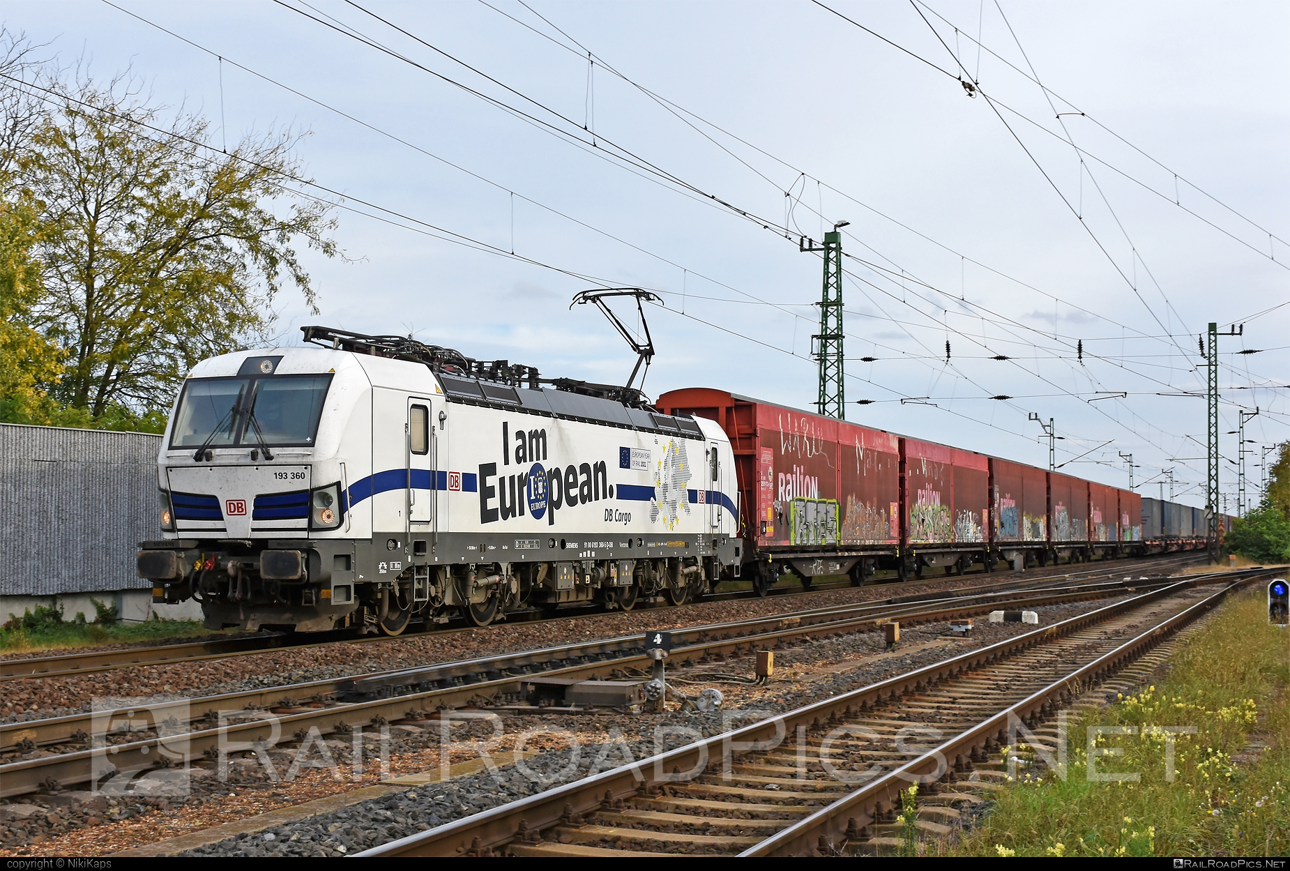 Siemens Vectron MS - 193 360 operated by DB Cargo AG #db #dbcargo #dbcargoag #deutschebahn #graffiti #railion #siemens #siemensVectron #siemensVectronMS #vectron #vectronMS