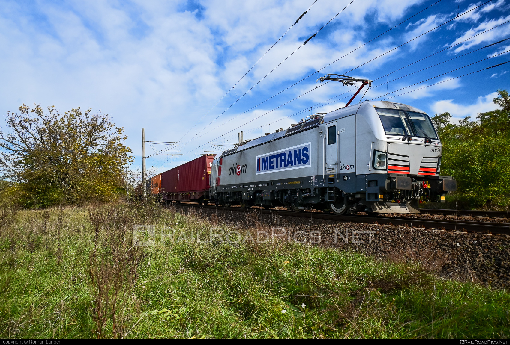 Siemens Vectron MS - 193 927 operated by METRANS Rail s.r.o. #akiem #akiemsas #container #flatwagon #hhla #metrans #metransrail #siemens #siemensVectron #siemensVectronMS #vectron #vectronMS