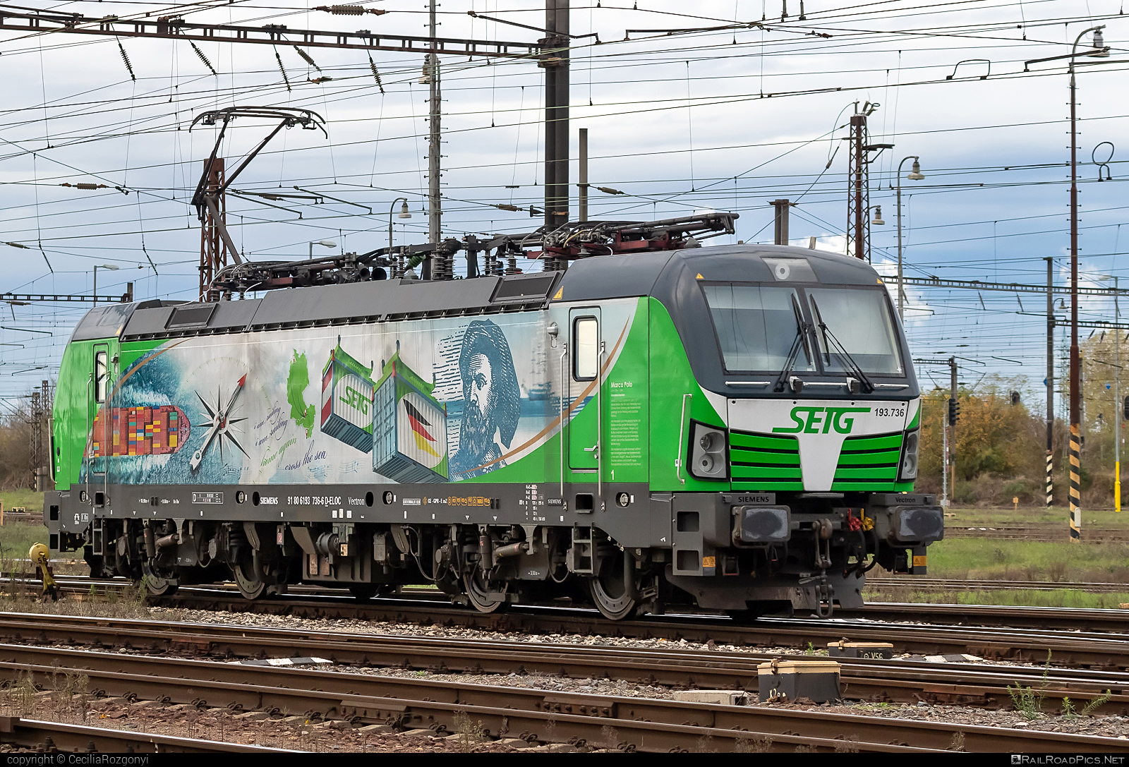 Siemens Vectron MS - 193 736 operated by Salzburger Eisenbahn Transportlogistik GmbH #SalzburgerEisenbahnTransportlogistik #SalzburgerEisenbahnTransportlogistikGmbH #ell #ellgermany #eloc #europeanlocomotiveleasing #setg #siemens #siemensVectron #siemensVectronMS #vectron #vectronMS