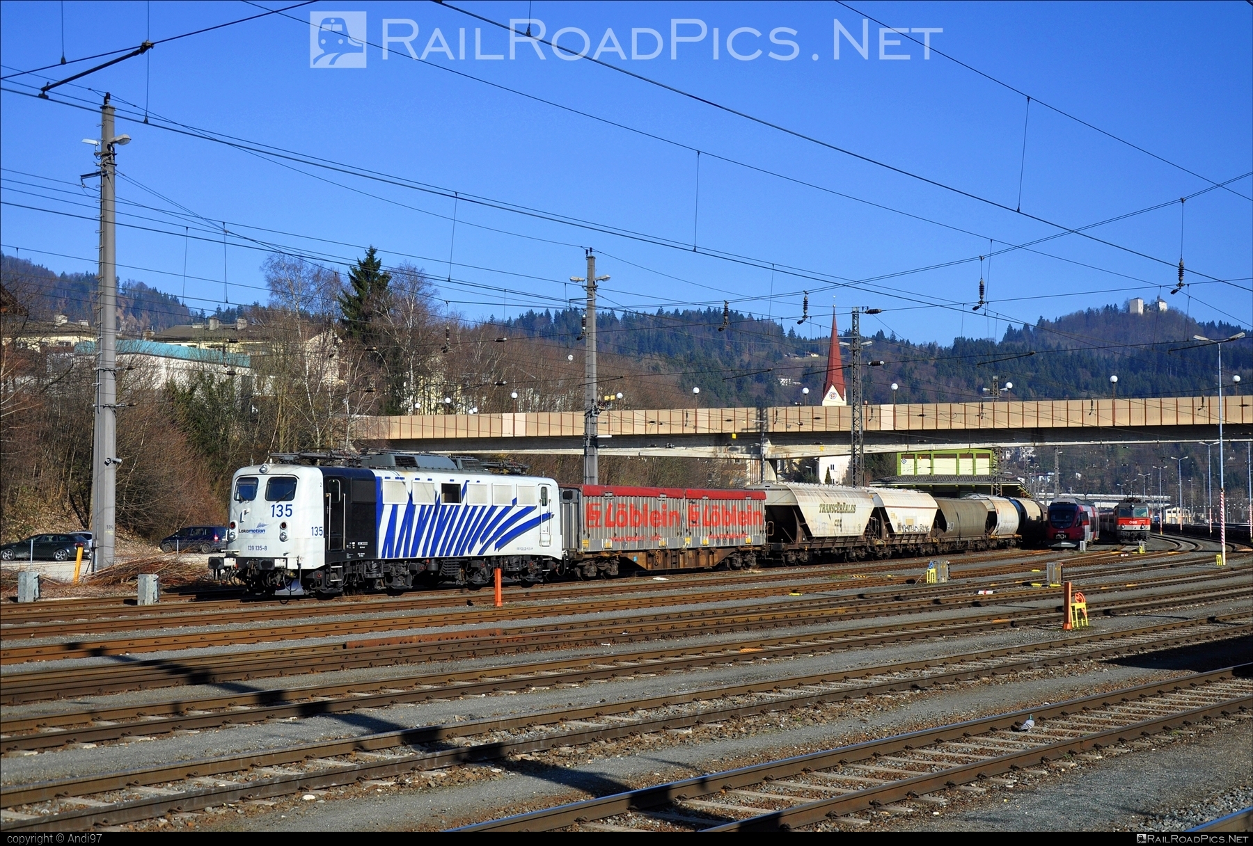 DB Class E 40 (139) - 139 135-8 operated by Lokomotion Gesellschaft für Schienentraktion mbH #LokomotionGesellschaftFurSchienentraktion #dbClass139 #dbClassE40 #lokomotion #mixofcargo