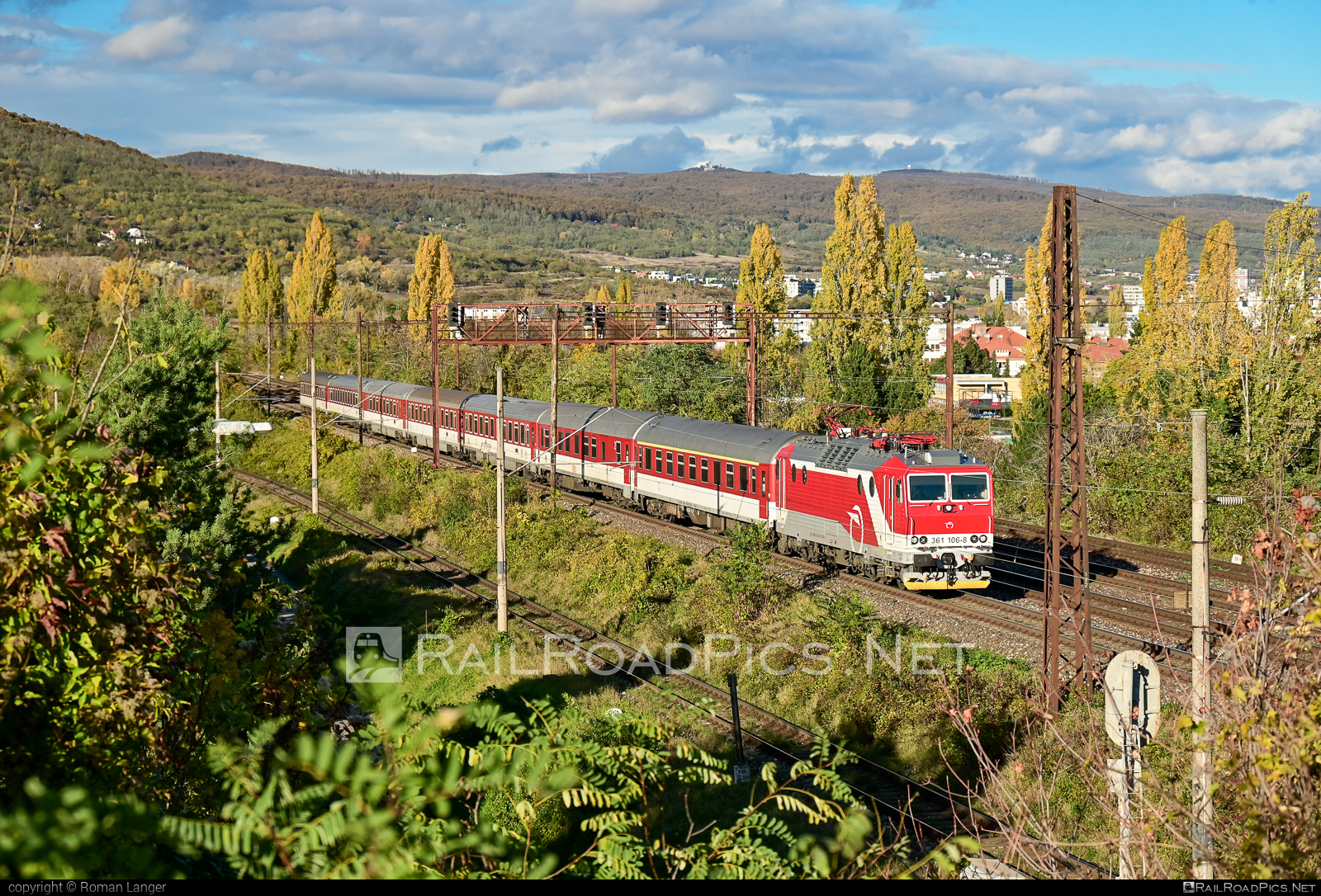 ŽOS Vrútky Class 361.1 - 361 106-8 operated by Železničná Spoločnost' Slovensko, a.s. #ZeleznicnaSpolocnostSlovensko #locomotive361 #locomotive3611 #zosvrutky #zssk