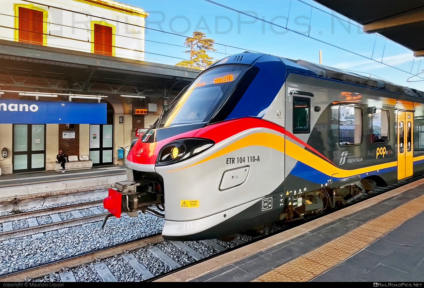 Alstom Coradia Stream ”Pop” - ETR 104 110-A operated by Trenitalia S.p.A. #alstom #alstomCoradia #coradia #coradiaStream #coradiaStreamPop #ferroviedellostato #fs #fsitaliane #pop #trenitalia #trenitaliaspa
