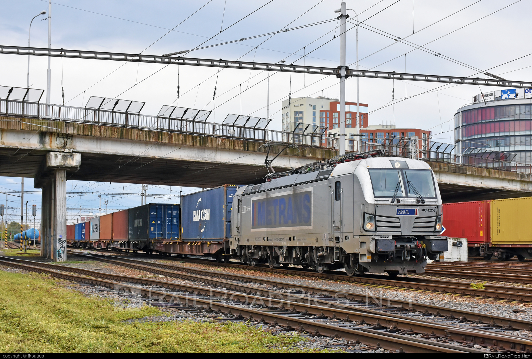 Siemens Vectron MS - 383 422-3 operated by METRANS, a.s. #container #flatwagon #hhla #metrans #siemens #siemensVectron #siemensVectronMS #vectron #vectronMS