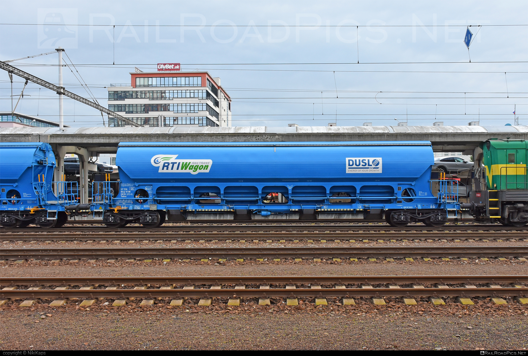 Class T - Tadns - 0839 273-0 operated by DUSLO a.s. #duslo #hopperwagon #railtransWagon #railtransWagonSro #rtiw #rtiwagon #tadns