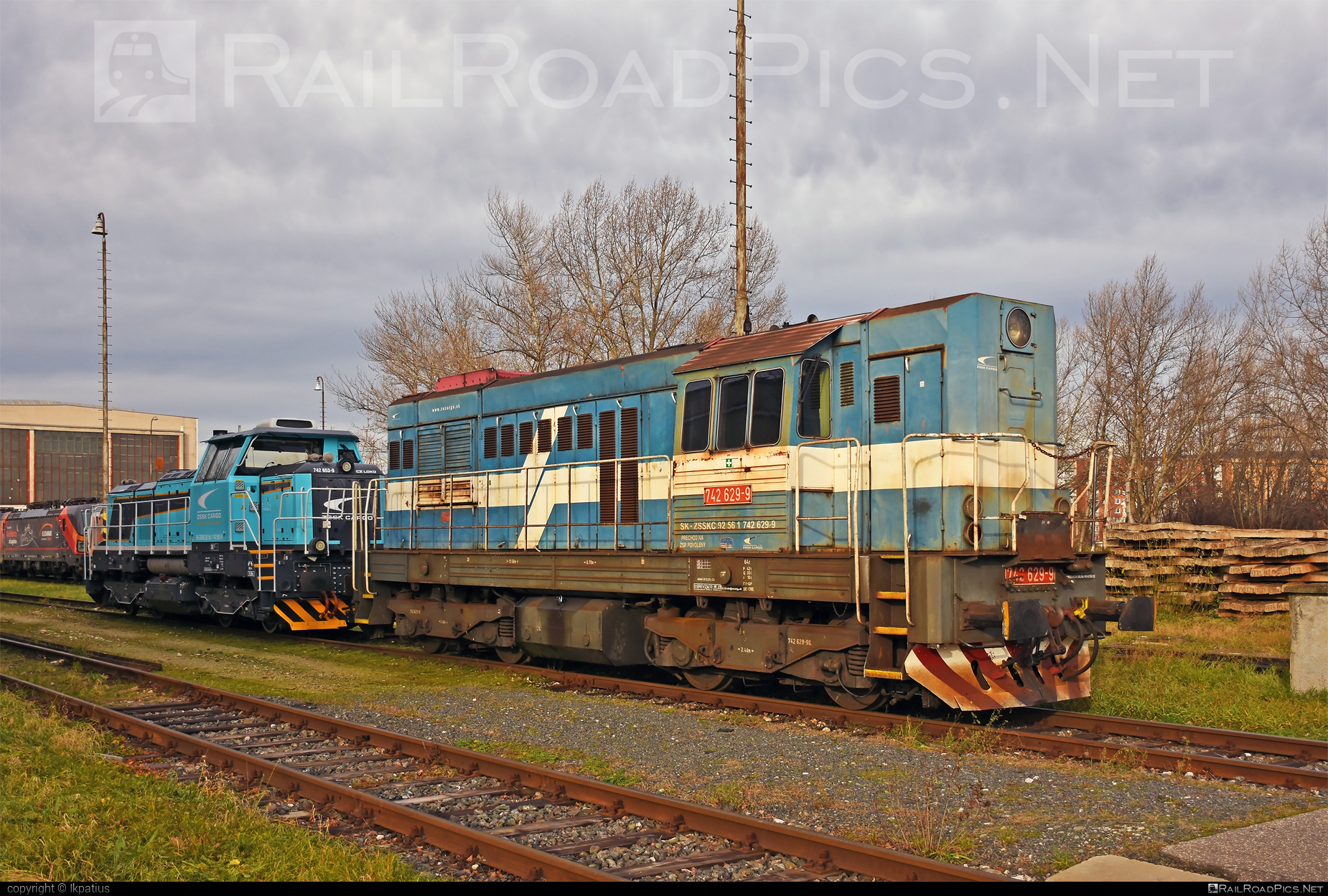 742 629-9 - ČKD T 466.2 (742) operated by Železničná Spoločnost