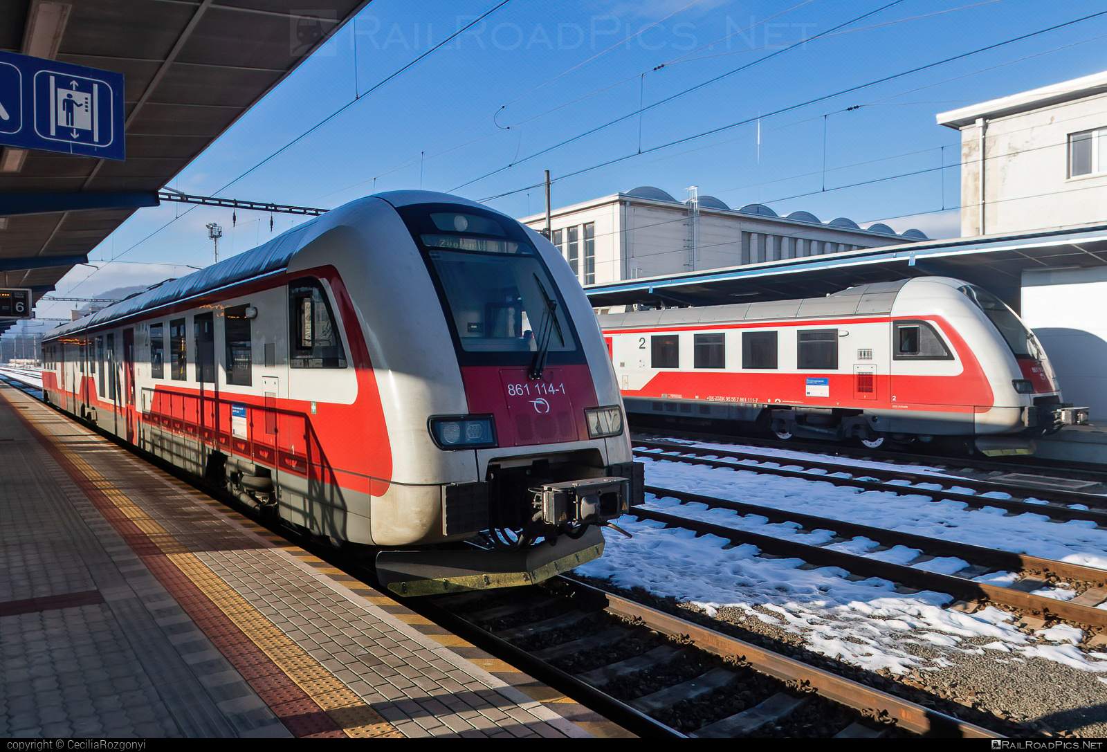 ŽOS Vrútky Class 861.0 - 861 114-1 operated by Železničná Spoločnost' Slovensko, a.s. #ZeleznicnaSpolocnostSlovensko #dunihlav #husenica #zosvrutky #zosvrutky861 #zosvrutky8610 #zssk #zssk861 #zssk8610