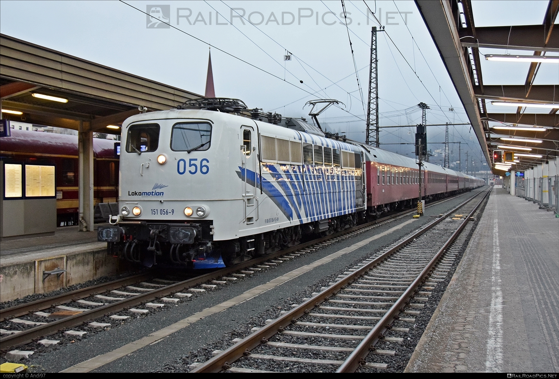DB Class 151 - 151 056-9 operated by Lokomotion Gesellschaft für Schienentraktion mbH #LokomotionGesellschaftFurSchienentraktion #dbClass151 #lokomotion