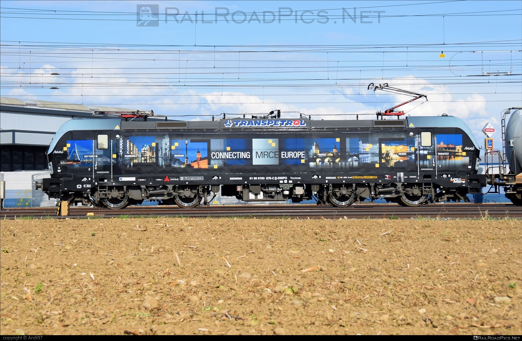 Siemens Vectron AC - 193 875 operated by Retrack GmbH & Co. KG #dispolok #mitsuirailcapitaleurope #mitsuirailcapitaleuropegmbh #mrce #retrack #retrackgmbh #siemens #siemensVectron #siemensVectronAC #vectron #vectronAC