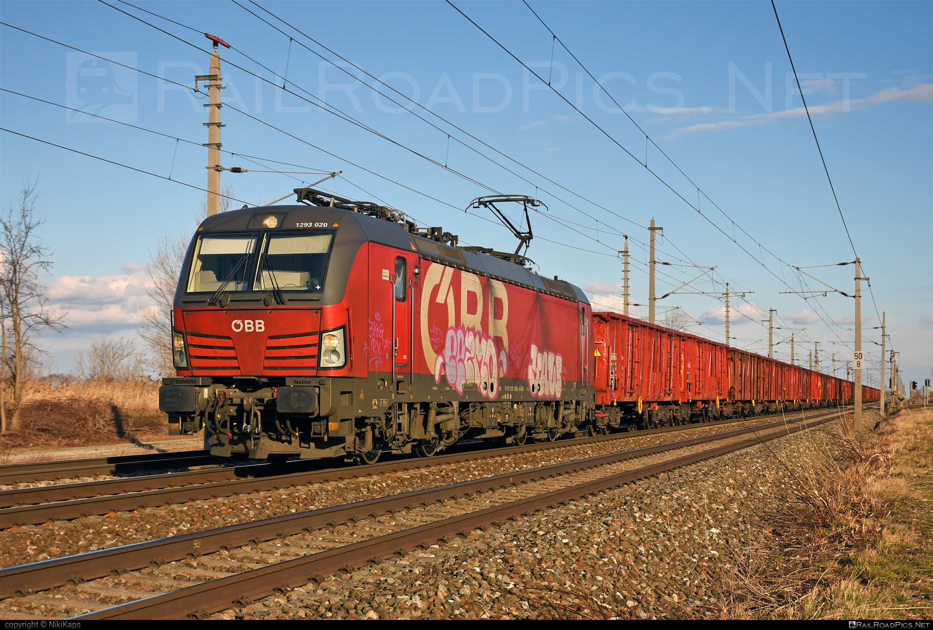 Siemens Vectron MS - 1293 020 operated by Rail Cargo Austria AG #graffiti #obb #openwagon #osterreichischebundesbahnen #rcw #siemens #siemensVectron #siemensVectronMS #vectron #vectronMS