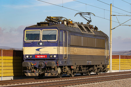 Škoda 69E - 363 100-9 operated by Železničná Spoločnost' Cargo Slovakia a.s.