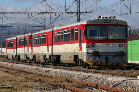 ŽOS Zvolen Class 813.0/913.0 - 913 035-2 operated by Železničná Spoločnost' Slovensko, a.s.
