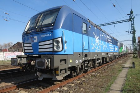 Siemens Vectron MS - 383 011-4 operated by ČD Cargo, a.s.