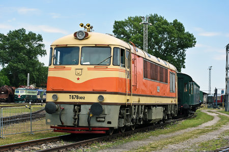 ČKD T 678.0 (775) - T678.0012 operated by Klub historickej techniky pri Rušňovom depe Zvolen