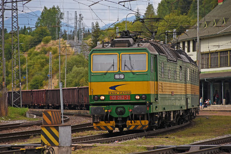 Škoda 58E - 131 062-2 operated by Železničná Spoločnost' Cargo Slovakia a.s.
