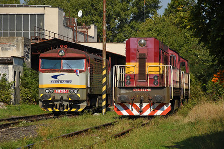 ČKD T 466.2 (742) - 742 266-0 operated by Železničná Spoločnost' Cargo Slovakia a.s.
