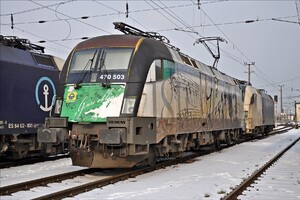 Siemens ES 64 U2 - 470 503 operated by Wiener Lokalbahnen Cargo GmbH