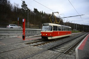 ČKD Tatra T3R.P - 8327 operated by Dopravní podnik hlavního města Prahy
