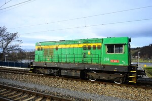 ČKD T 458.1 (721) - 721 555-1 operated by Moravská železnični s.r.o.