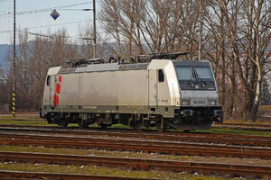 Bombardier TRAXX F140 MS - 186 358-8 operated by Prvá Slovenská železničná, a.s.