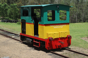 Mulgrave Sugar Mill 4wDM „Pie Cart” - Track Maintenance Vehicle No1 operated by Atherton-Herberton Historical Railway Inc.