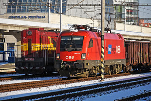 Siemens ES 64 U2 - 1116 009 operated by Rail Cargo Hungaria ZRt.