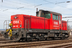 Jenbacher ÖBB Class 2068 - 2068 057 operated by Rail Cargo Hungaria ZRt.