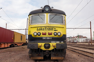 Škoda 73E - 242 286-3 operated by Loko Train s.r.o.