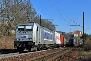 Bombardier TRAXX F140 MS - 386 011-1 operated by METRANS Rail s.r.o.