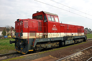 ŽOS Zvolen Class 736 - 736 103-3 operated by Železničná Spoločnost' Slovensko, a.s.