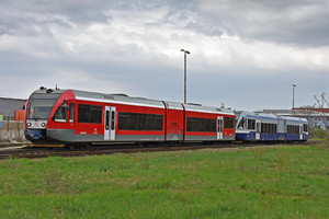 GTW Vysoké Tatry Class 840 - 840 004-0 operated by Železničná Spoločnost' Slovensko, a.s.