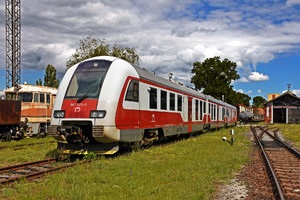 ŽOS Vrútky Class 861.0 - 861 020-0 operated by Železničná Spoločnost' Slovensko, a.s.