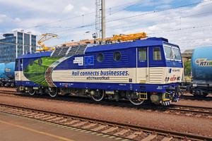 Škoda 69E - 363 095-1 operated by Železničná Spoločnost' Cargo Slovakia a.s.