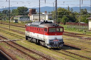 ČKD T 478.4 (754) - 754 053-7 operated by Železničná Spoločnost' Slovensko, a.s.