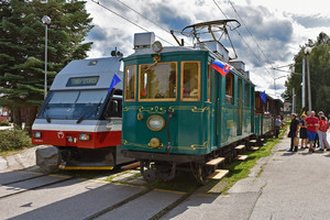 Ganz EMU 26.001 - EMU 26.001 operated by Občianske združenie Veterán klub železníc Poprad