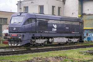 Martinská Mechanotronická ŽSR Class 755 - 755 001-5 operated by Železnice Slovenskej Republiky