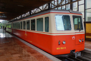 SLM Class 905.95 - 905 952-8 operated by Železničná Spoločnost' Slovensko, a.s.
