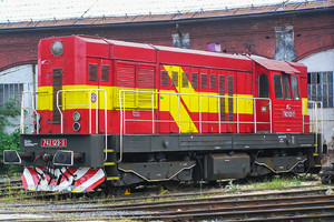 ČKD T 466.2 (742) - 742 123-3 operated by Železničná Spoločnost' Cargo Slovakia a.s.