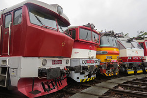 ČKD T 478.1 (751) - 751 201-5 operated by Železnice Slovenskej Republiky