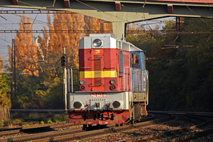 ČKD T 466.2 (742) - 742 643-0 operated by Železnice Slovenskej Republiky