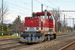 ŽOS Zvolen Class 736 - 736 104-1 operated by Železničná Spoločnost' Slovensko, a.s.