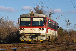 ŽOS Zvolen Class 812 - 812 058-0 operated by Železničná Spoločnost' Slovensko, a.s.