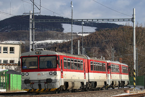 ŽOS Zvolen Class 813.0/913.0 - 813 007-6 operated by Železničná Spoločnost' Slovensko, a.s.