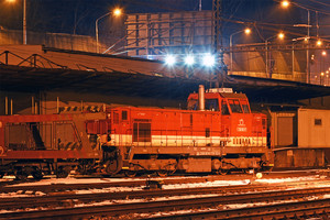ŽOS Zvolen Class 736 - 736 102-5 operated by Železničná Spoločnost' Slovensko, a.s.