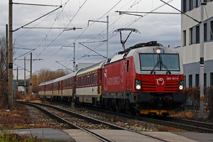 Siemens Vectron MS - 383 101-3 operated by Železničná Spoločnost' Slovensko, a.s.