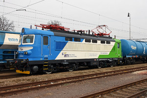 Škoda 64E - 242 555-1 operated by Railtrans International, s.r.o