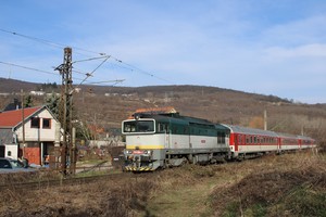 ČKD T 478.4 (754) - 754 084-2 operated by Železničná Spoločnost' Slovensko, a.s.