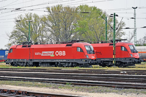 Siemens ES 64 U2 - 1116 019 operated by Rail Cargo Hungaria ZRt.