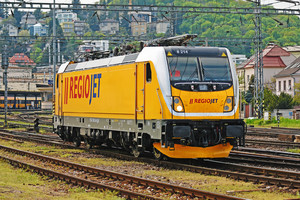 Bombardier TRAXX MS3 - 388 214 operated by RegioJet, a.s.